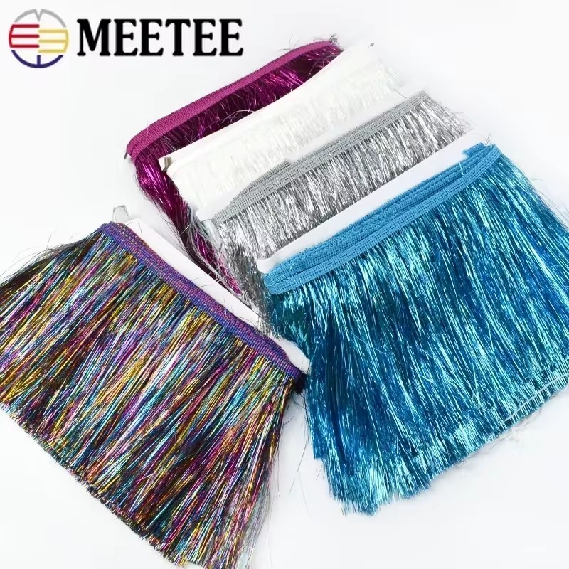 Beaded Trim Fringe - 5/10Meters 10/15/20cm Sequin Tassel Fringe Latin