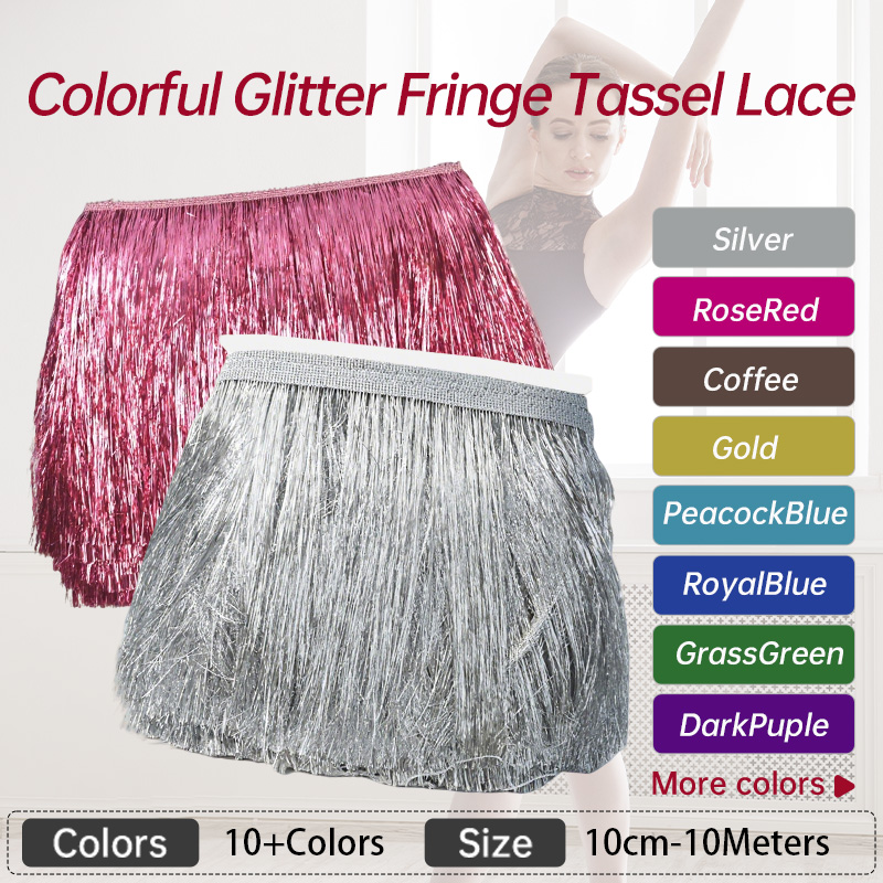 5/10Meters 10/15/20cm Sequin T - đánh giá và giá Beaded Trim Fringe