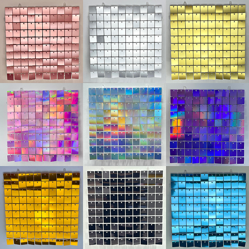 18 Pcs Sequin Panel Background - đánh giá và giá Sequin Fabric Panel