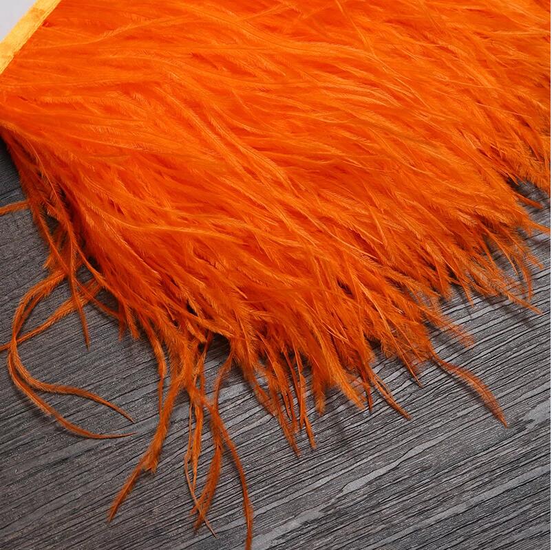 13-18CM 6M Ostrich Feather tri - đánh giá và giá Feather Trim Marabou