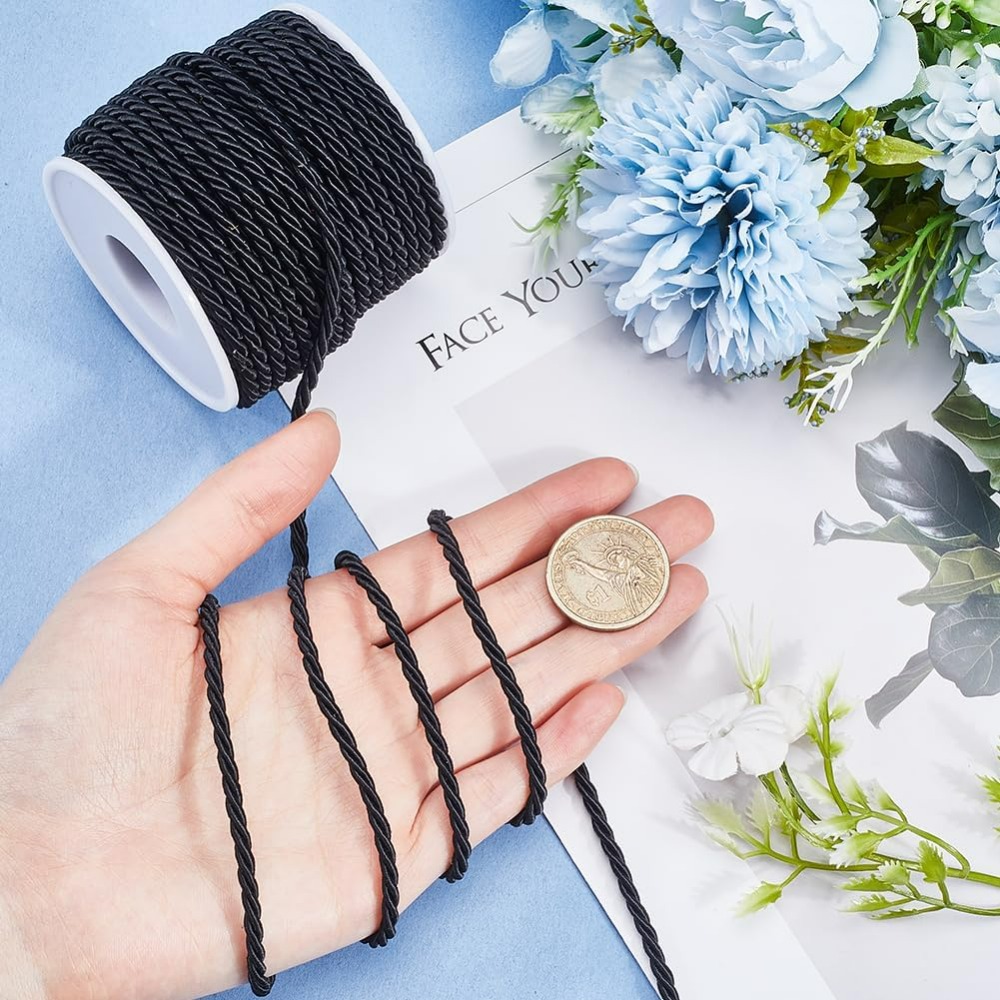 22 Yards 3mm Twisted Cord Deco - đánh giá và giá Cord Trim Twisted