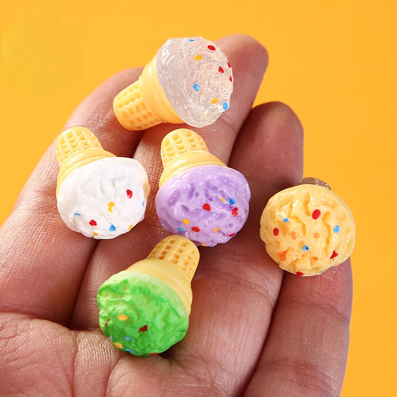 10pcs 3D Kawaii Mini Resin Ice - đánh giá và giá Christmas Craft Embellishment