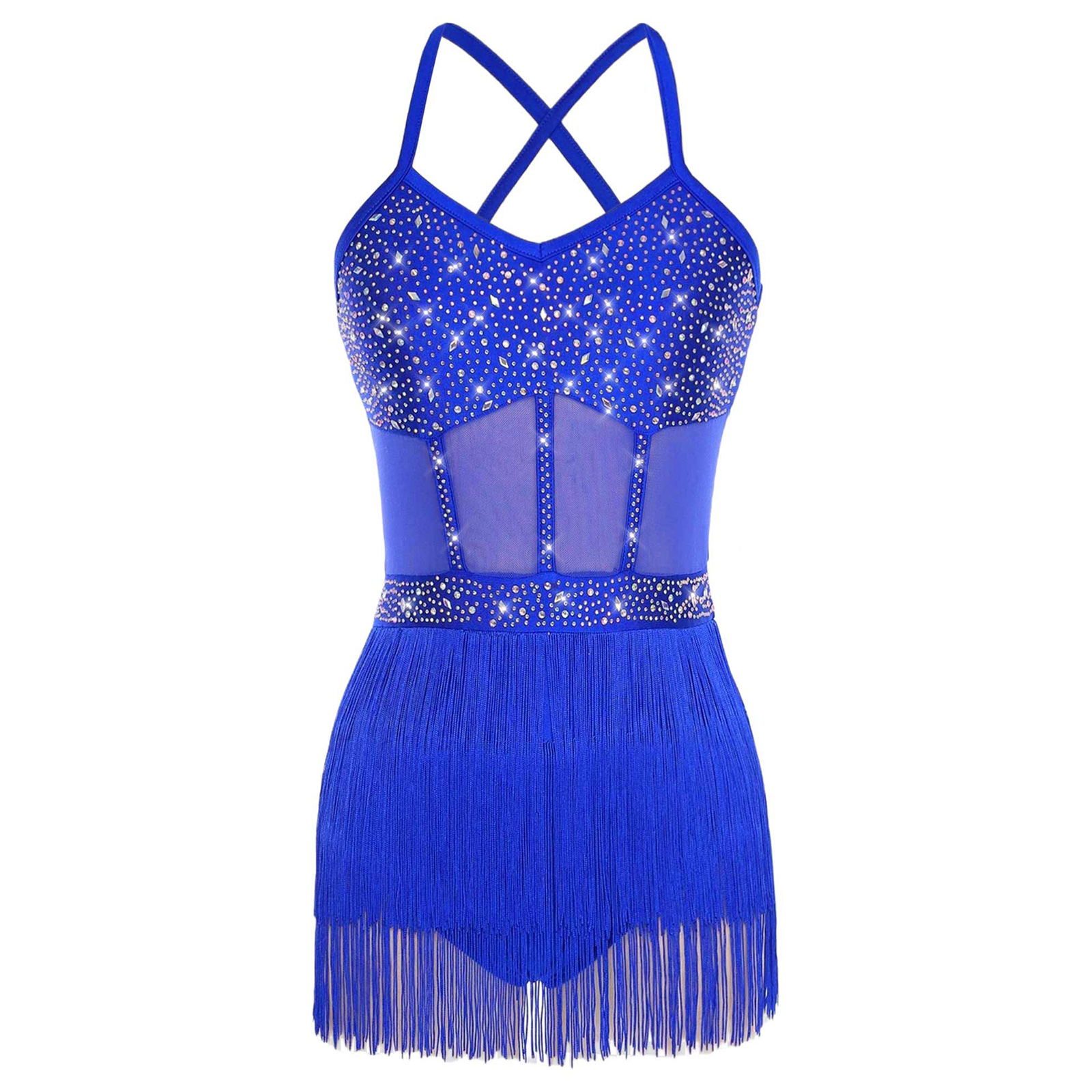 Womens Rhinestone Latin Tango  - đánh giá và giá Rhinestone Banding Trim