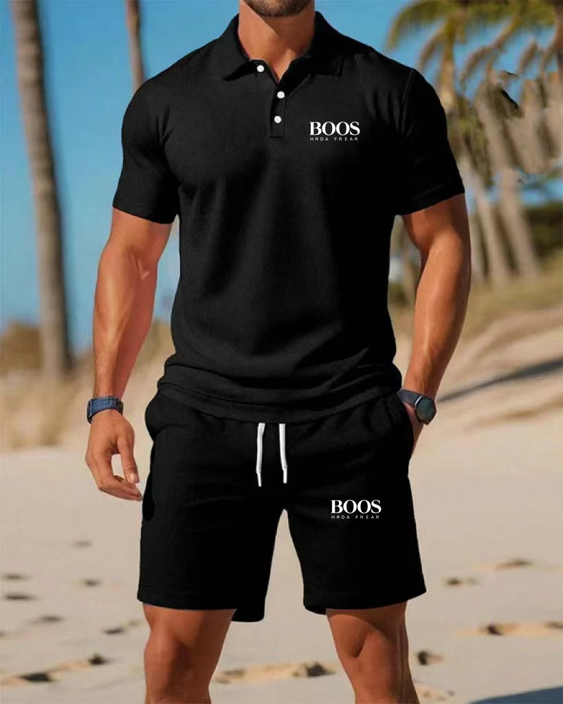 New men's business casual shor - đánh giá và giá Embellish Knit