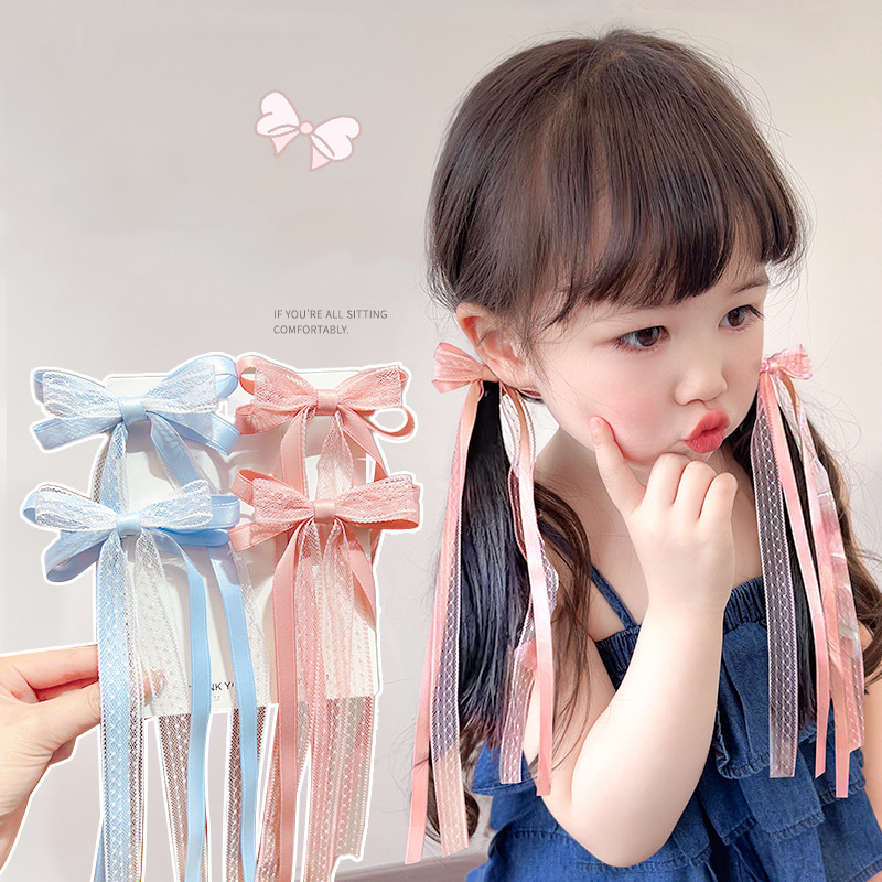 Sweet Children Bowknot Hairpin - đánh giá và giá Tassel Fringe Trim