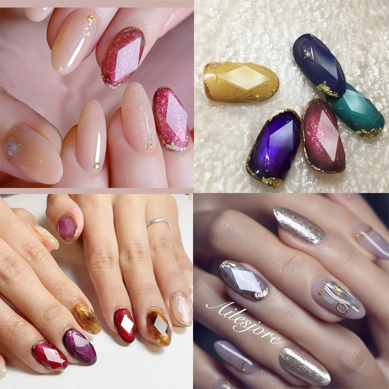 1 Sheet Nail Gemstone Stencil  - đánh giá và giá Glitter Vinyl Roll
