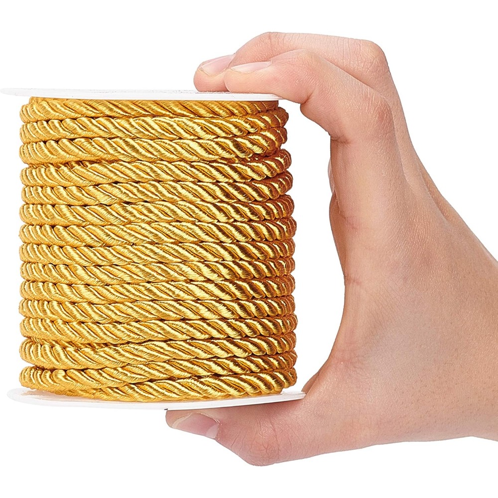 1 Roll 59 Feet Gold Cord 5mm T - đánh giá và giá Cord Trim Twisted