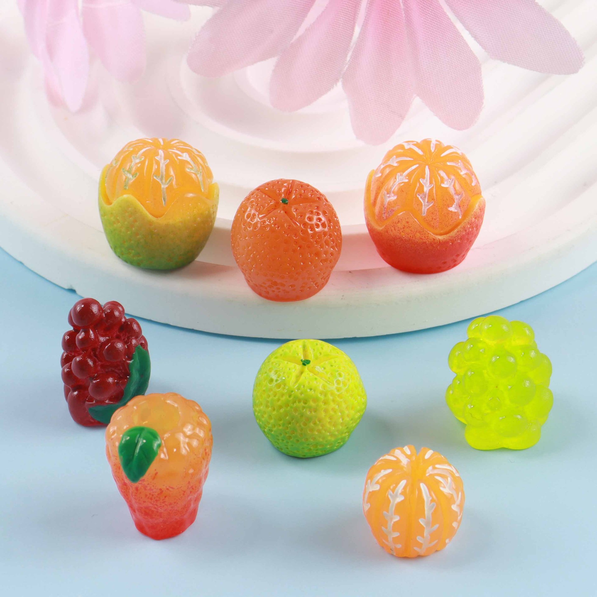 10pcs Diy Mini Resin Orange Fr - đánh giá và giá Christmas Craft Embellishment