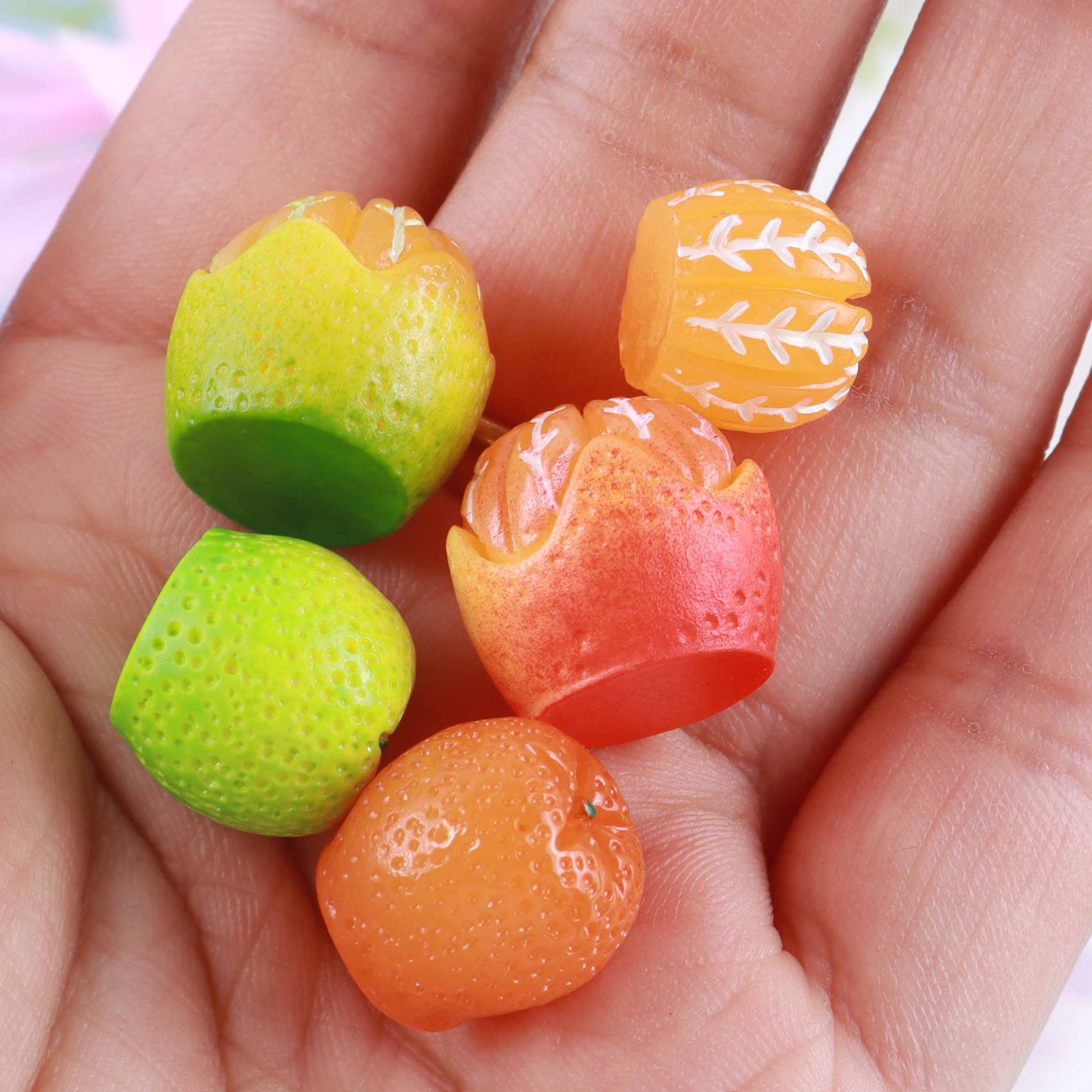 10pcs Diy Mini Resin Orange Fr - đánh giá và giá Christmas Craft Embellishment