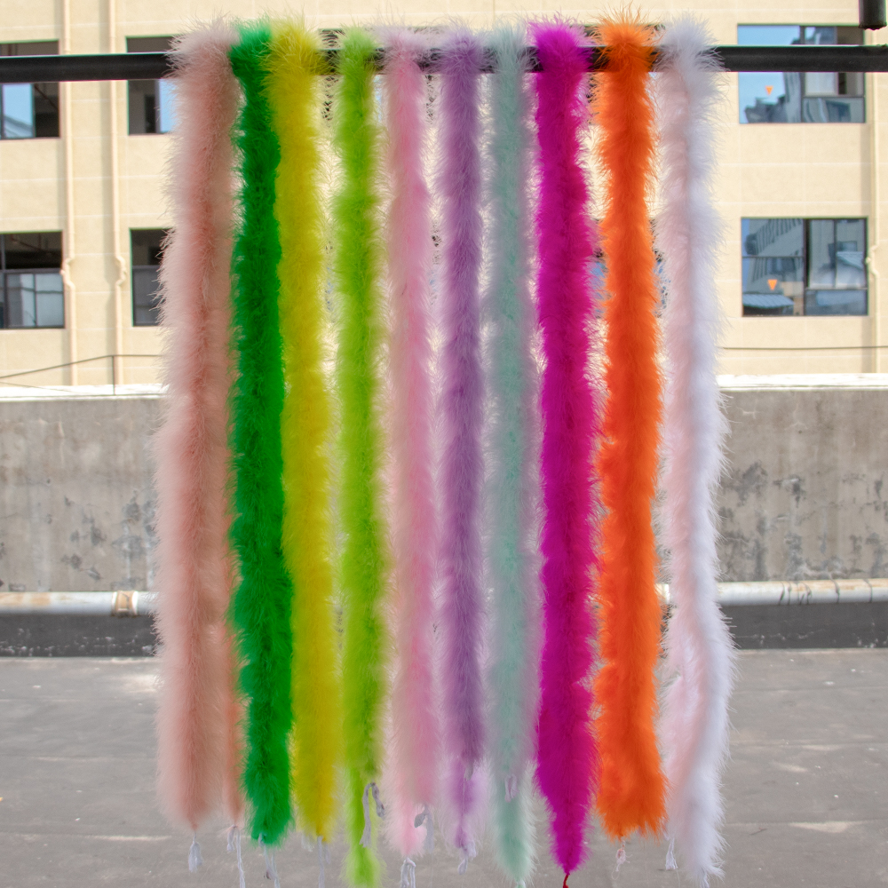 2Meter Fluffy Marabou Feather  - đánh giá và giá Feather Trim Marabou