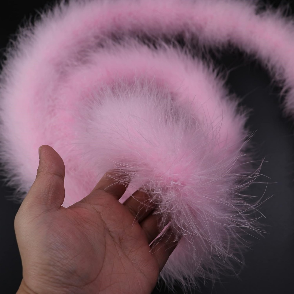 2Meter Fluffy Marabou Feather  - đánh giá và giá Feather Trim Marabou