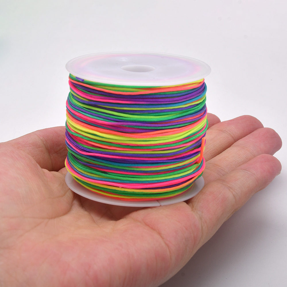50Yds 0.8mm Crafts Nylon Cord  - đánh giá và giá Beaded Trim Fringe