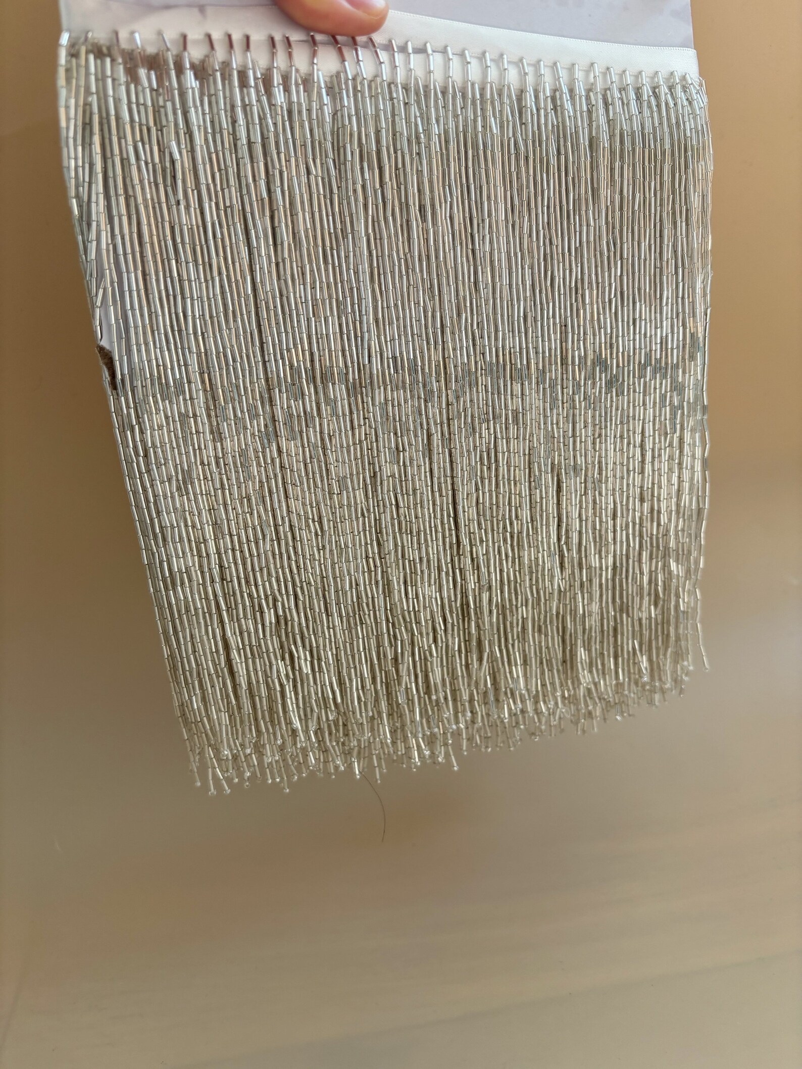 Silver Bead Fringe Trim For Ha - đánh giá và giá Beaded Trim Fringe