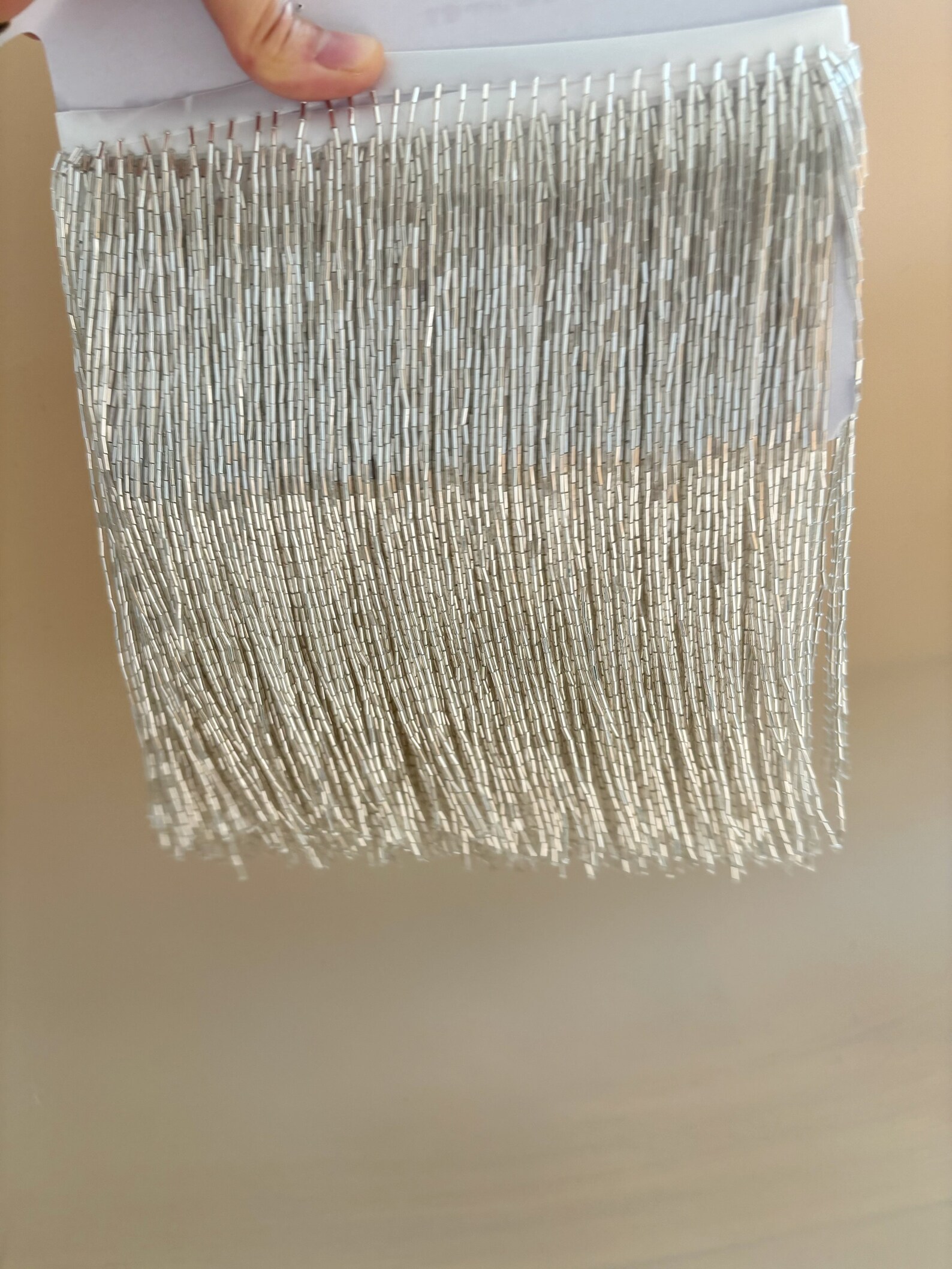 Silver Bead Fringe Trim For Ha - đánh giá và giá Beaded Trim Fringe
