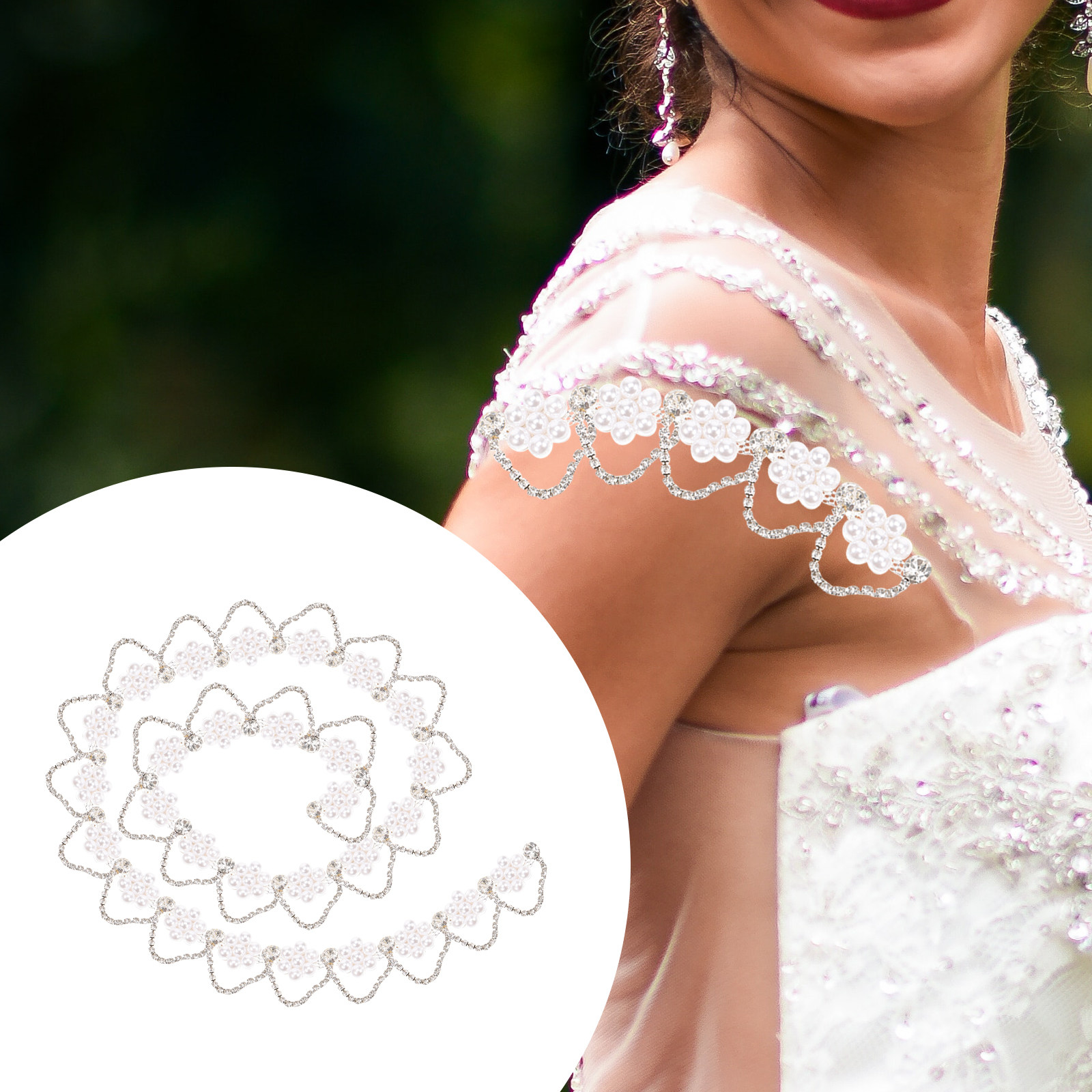 Pearl Rhinestone Chain Trim Ex - đánh giá và giá Pearl Trim Chain