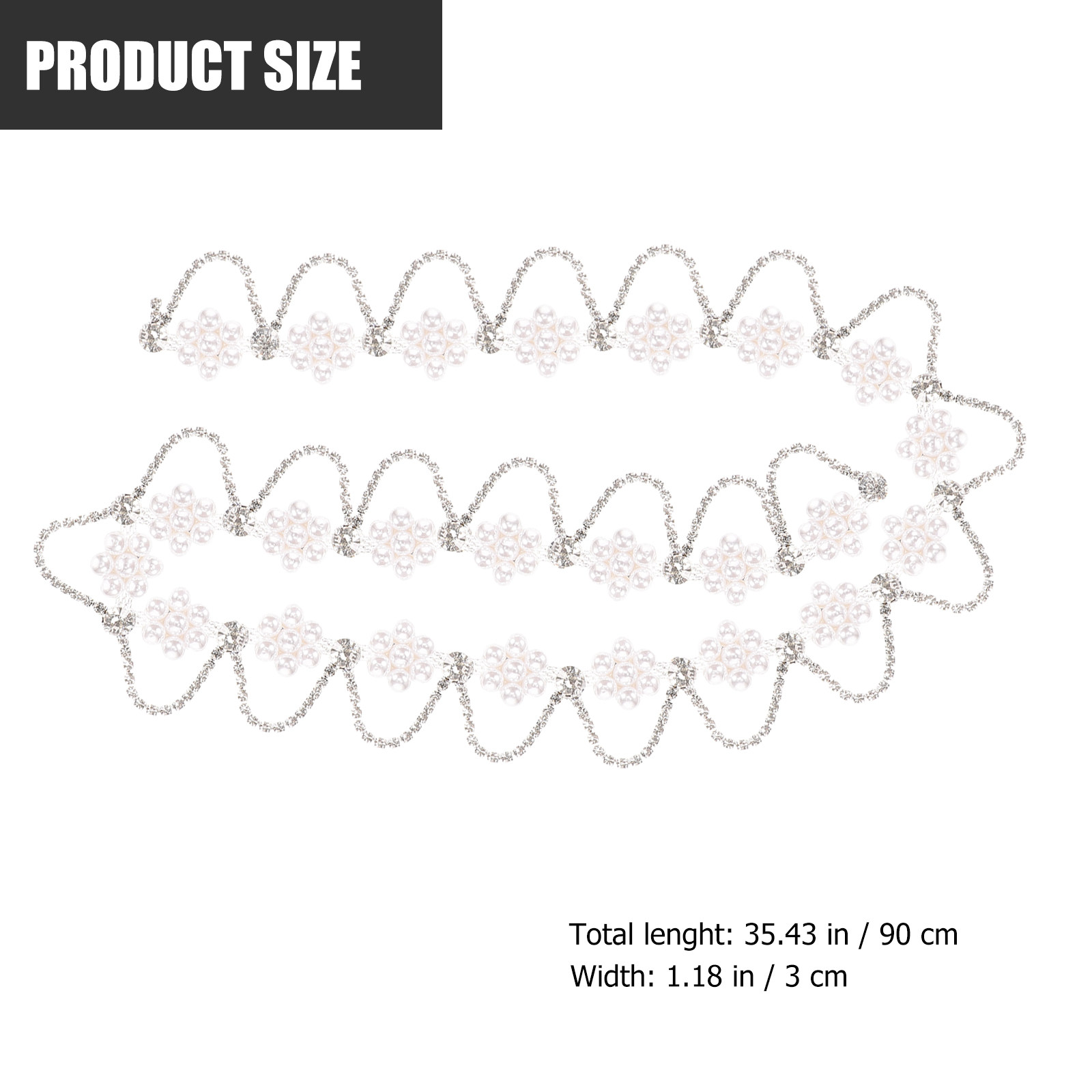 Pearl Rhinestone Chain Trim Ex - đánh giá và giá Pearl Trim Chain