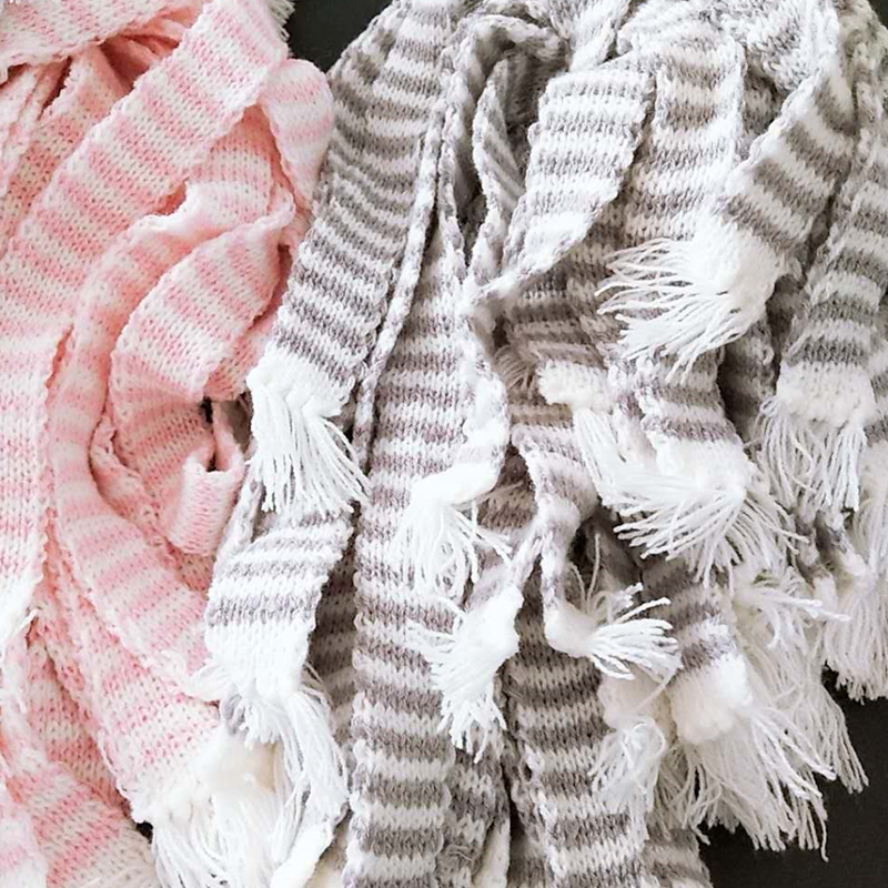 2-10PCS Hand Knitted Stripe Lo - đánh giá và giá Christmas Craft Embellishment