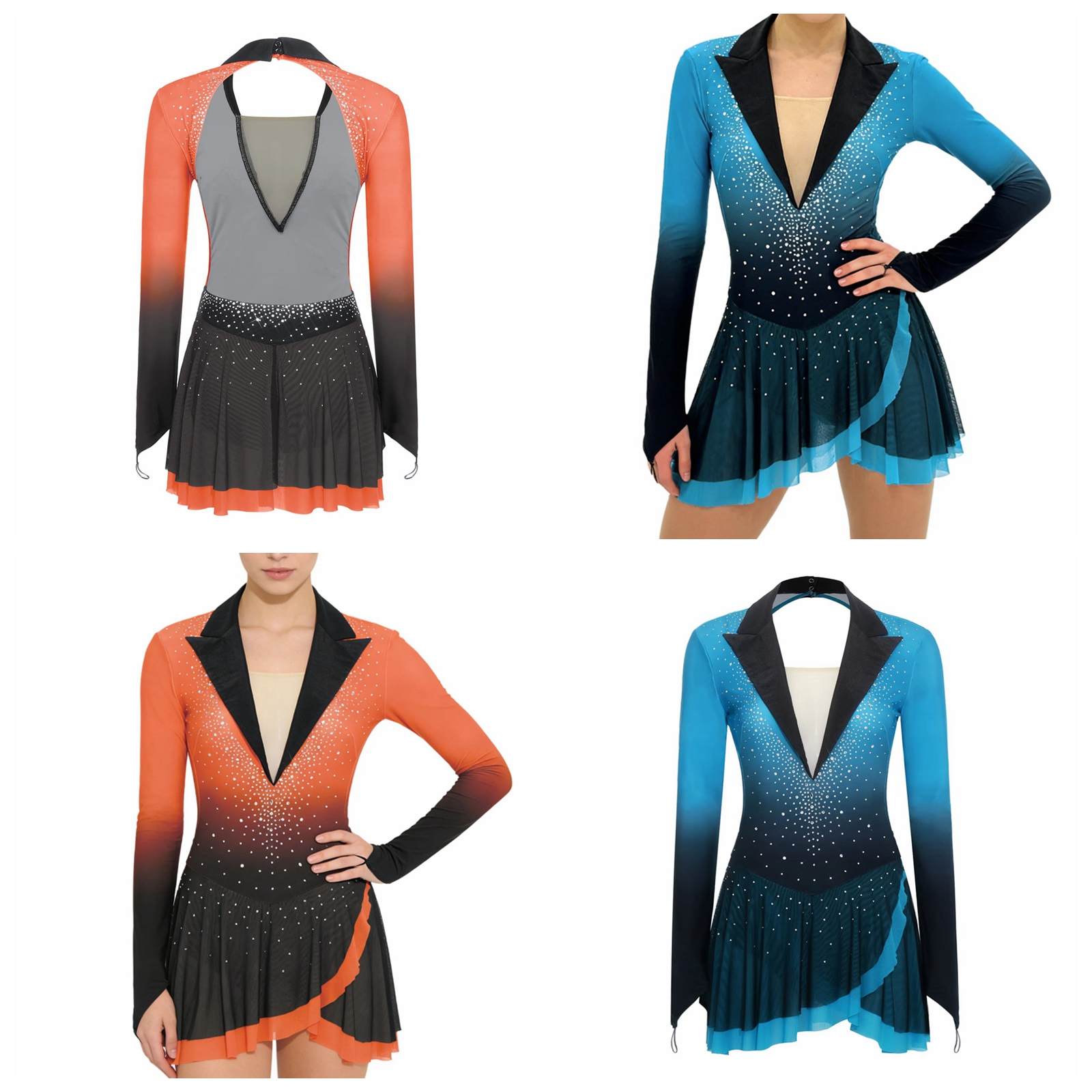 Womens Sheer Mesh Gymnastics B - đánh giá và giá Rhinestone Banding Trim