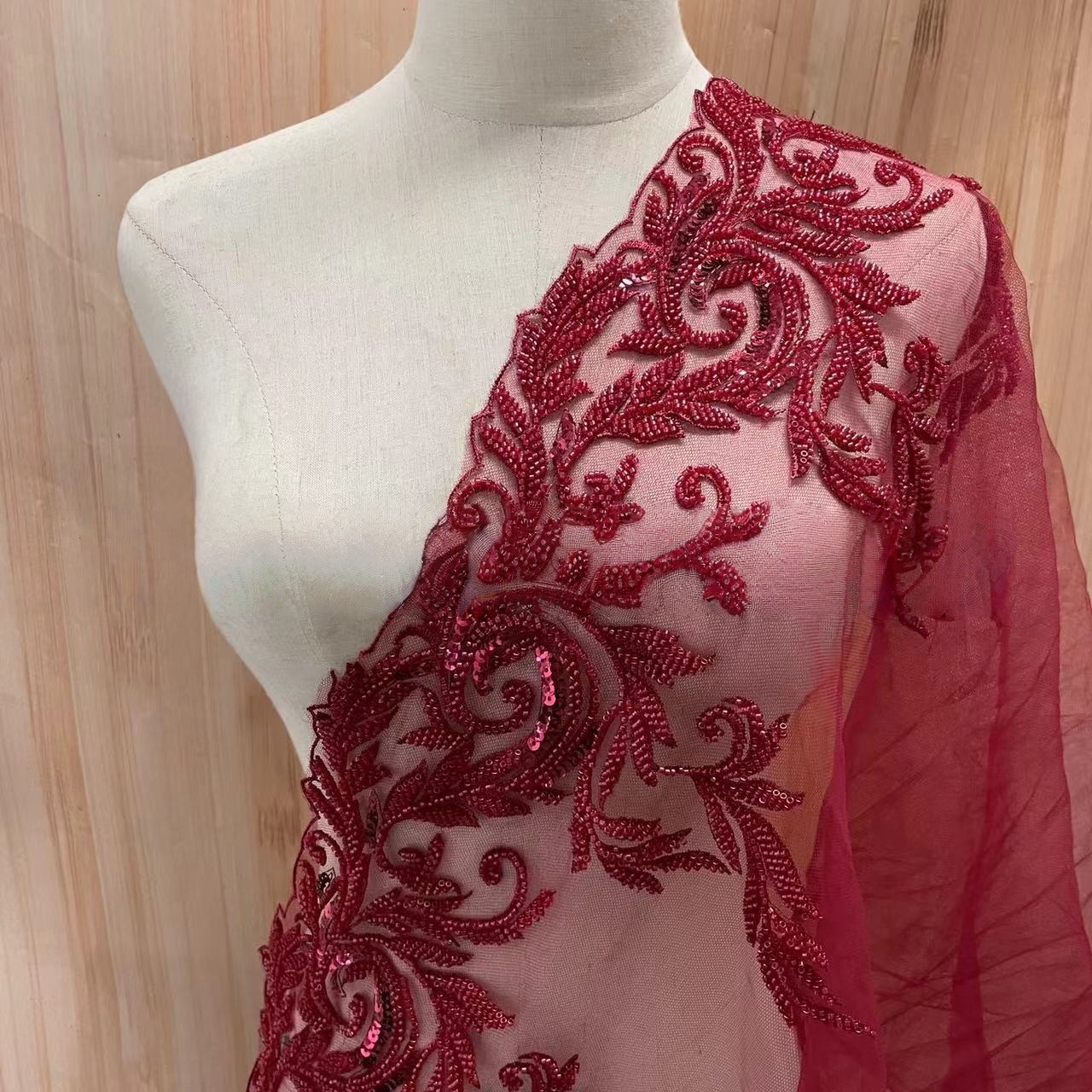 Beaded Embroidery Lace Trim wi - đánh giá và giá Beaded Trim Fringe
