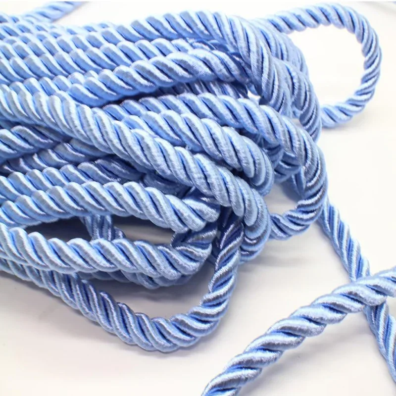 5/10M Silk Rope 3-Ply Braided  - đánh giá và giá Cord Trim Twisted
