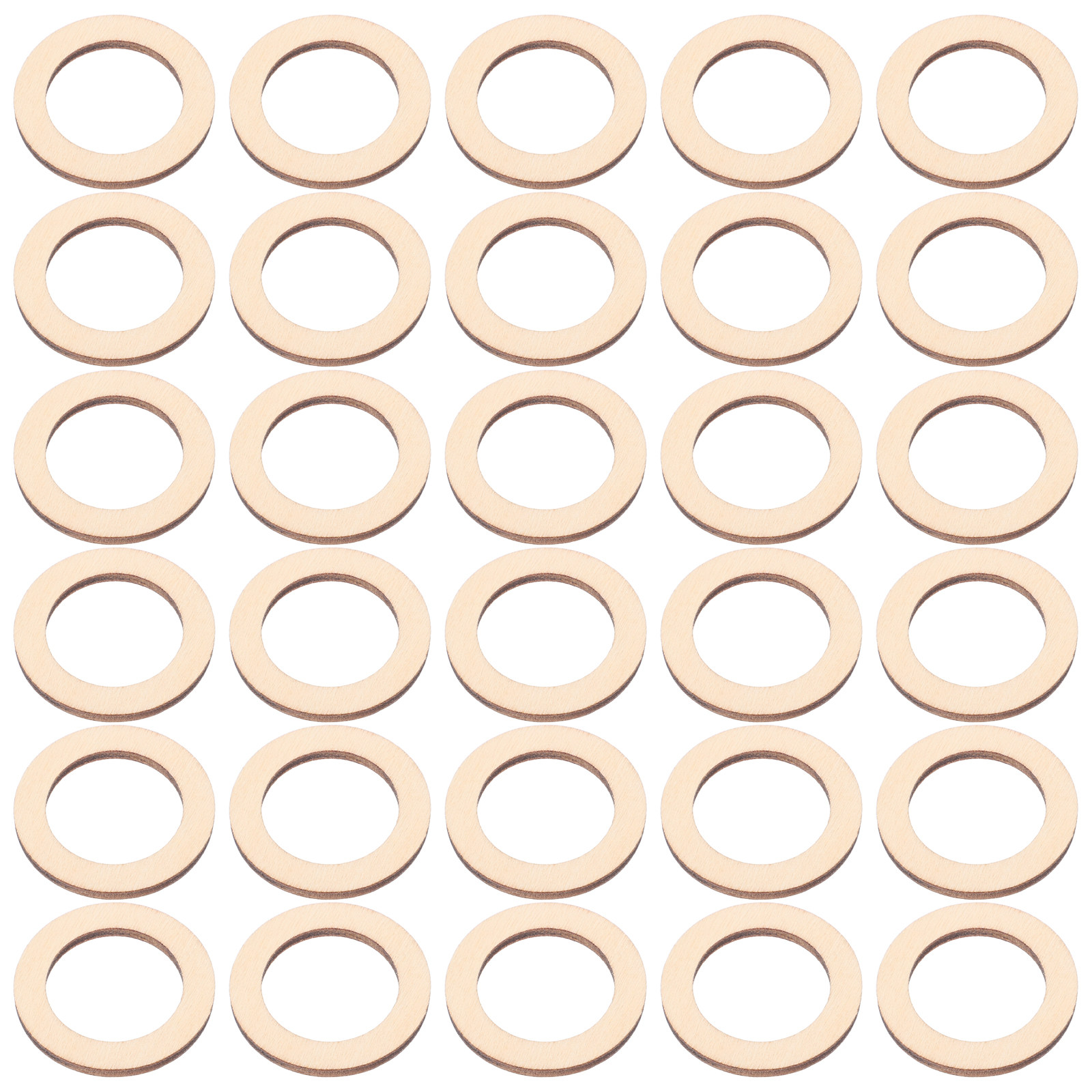 100Pcs Round Wooden Embellishm - đánh giá và giá Christmas Craft Embellishment