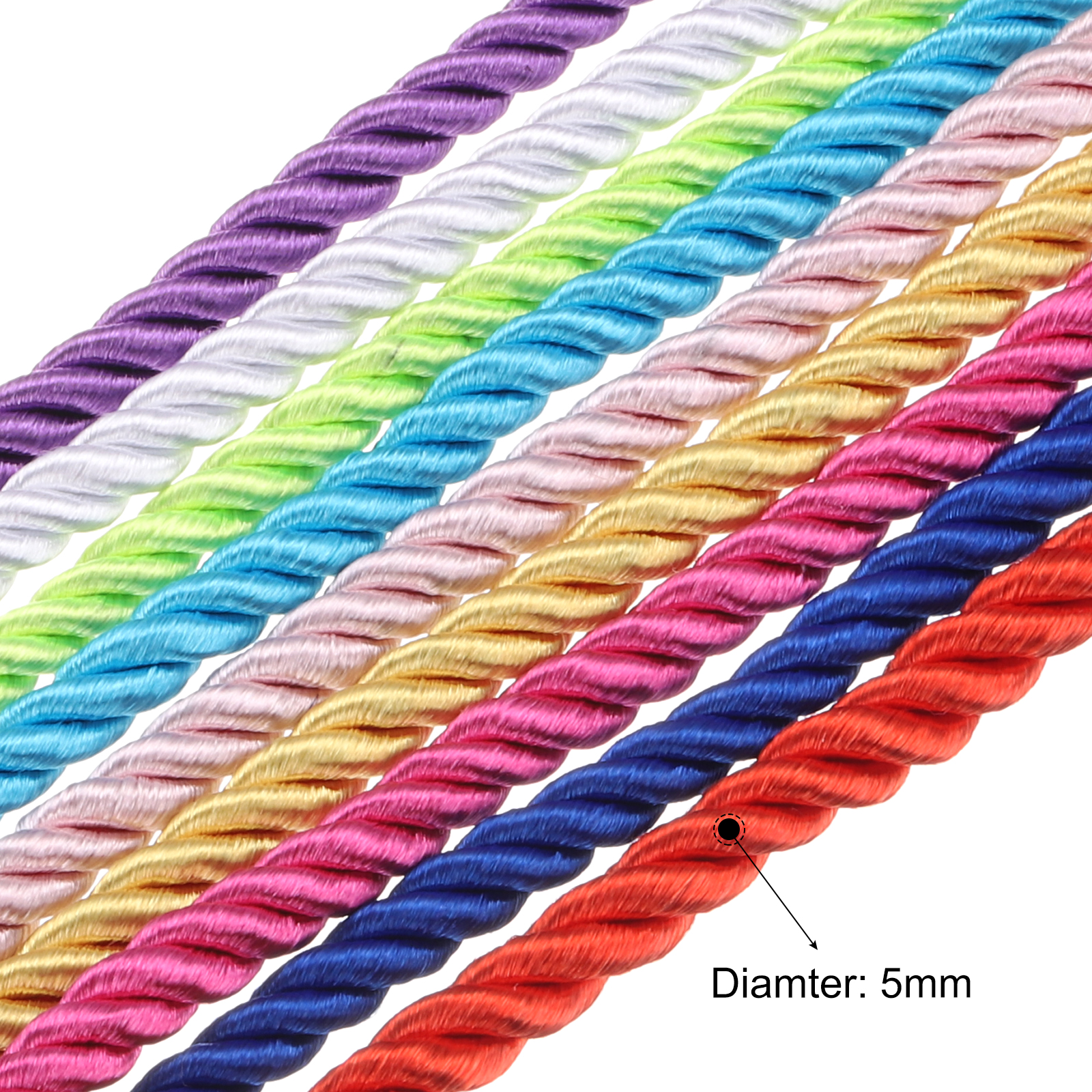 Uxcell Twisted Cord Trim, 22 Y - đánh giá và giá Cord Trim Twisted
