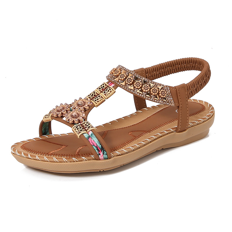 Fashion Bohemian Summer Sandal - đánh giá và giá Sew On Rhinestone