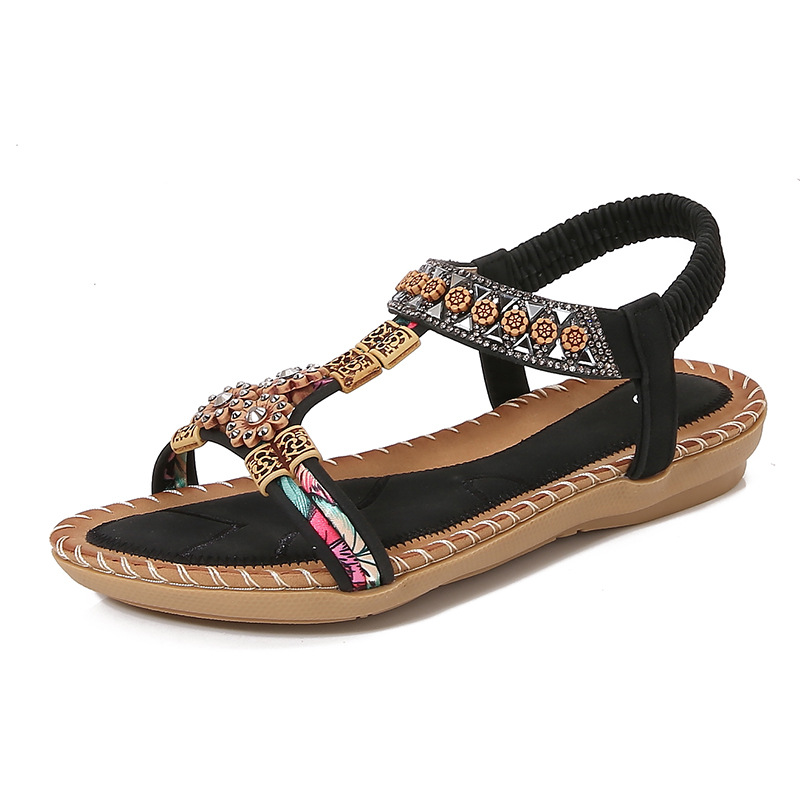 Fashion Bohemian Summer Sandal - đánh giá và giá Sew On Rhinestone