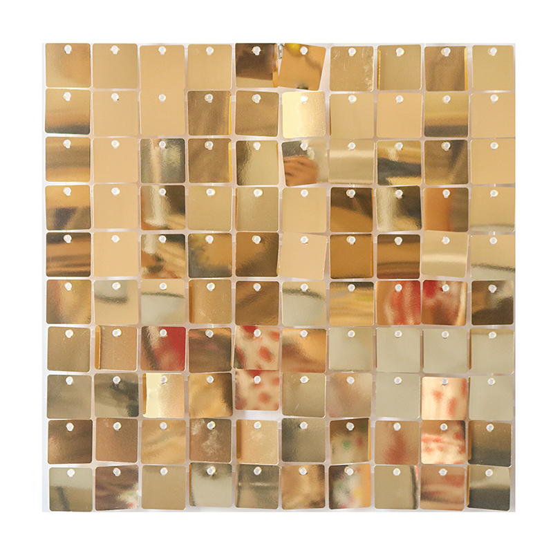 6-27 Pcs Light Golden Shimmer  - đánh giá và giá Sequin Fabric Panel