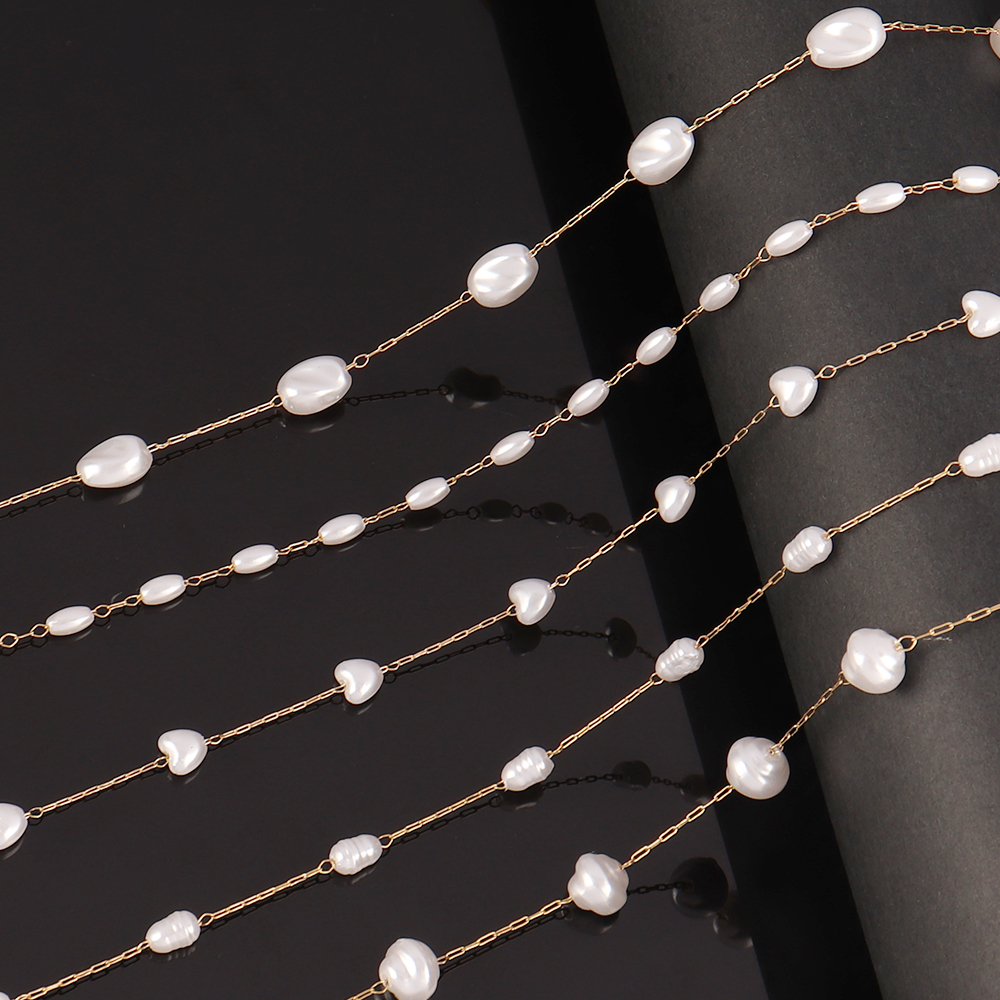 1Meters Stainless Steel Chain  - đánh giá và giá Pearl Trim Chain