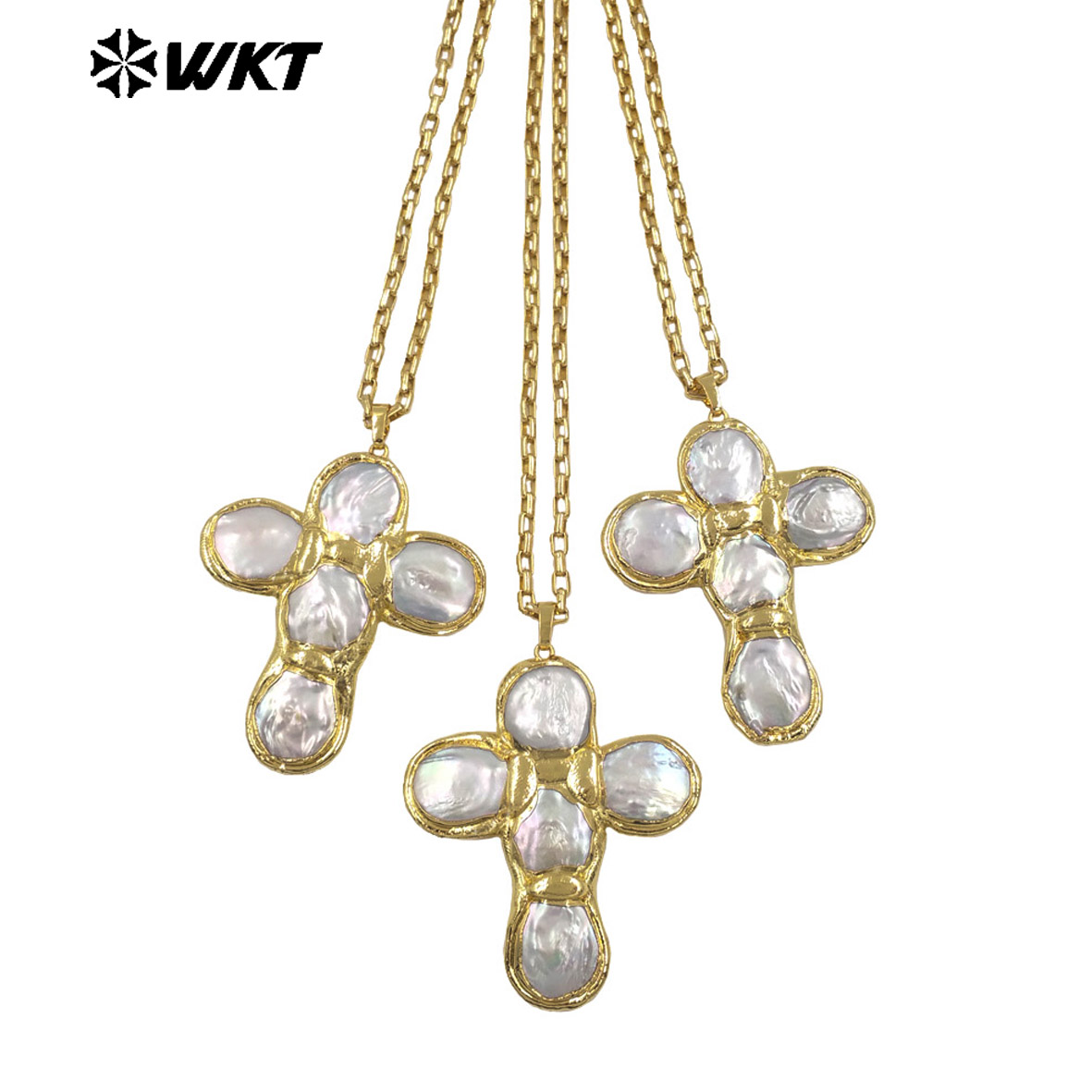 WT-JN349 Newest Design Natural - đánh giá và giá Pearl Trim Chain