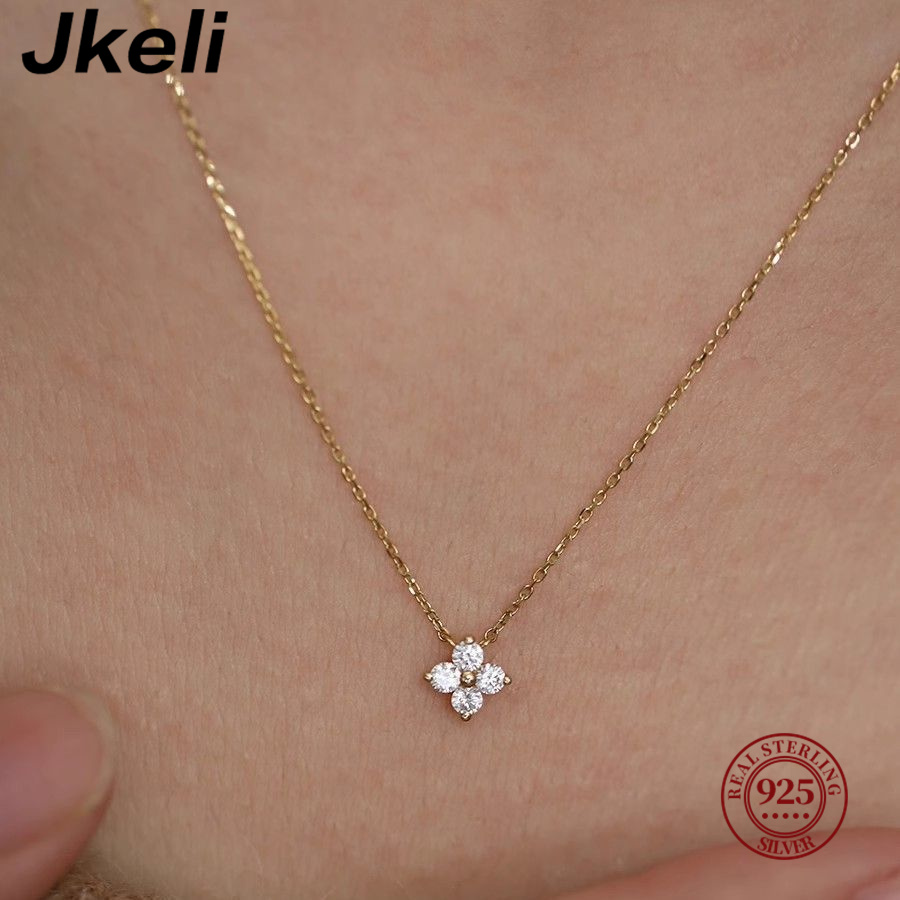 Jkeli 925 sterling silver plat - đánh giá và giá Pearl Trim Chain
