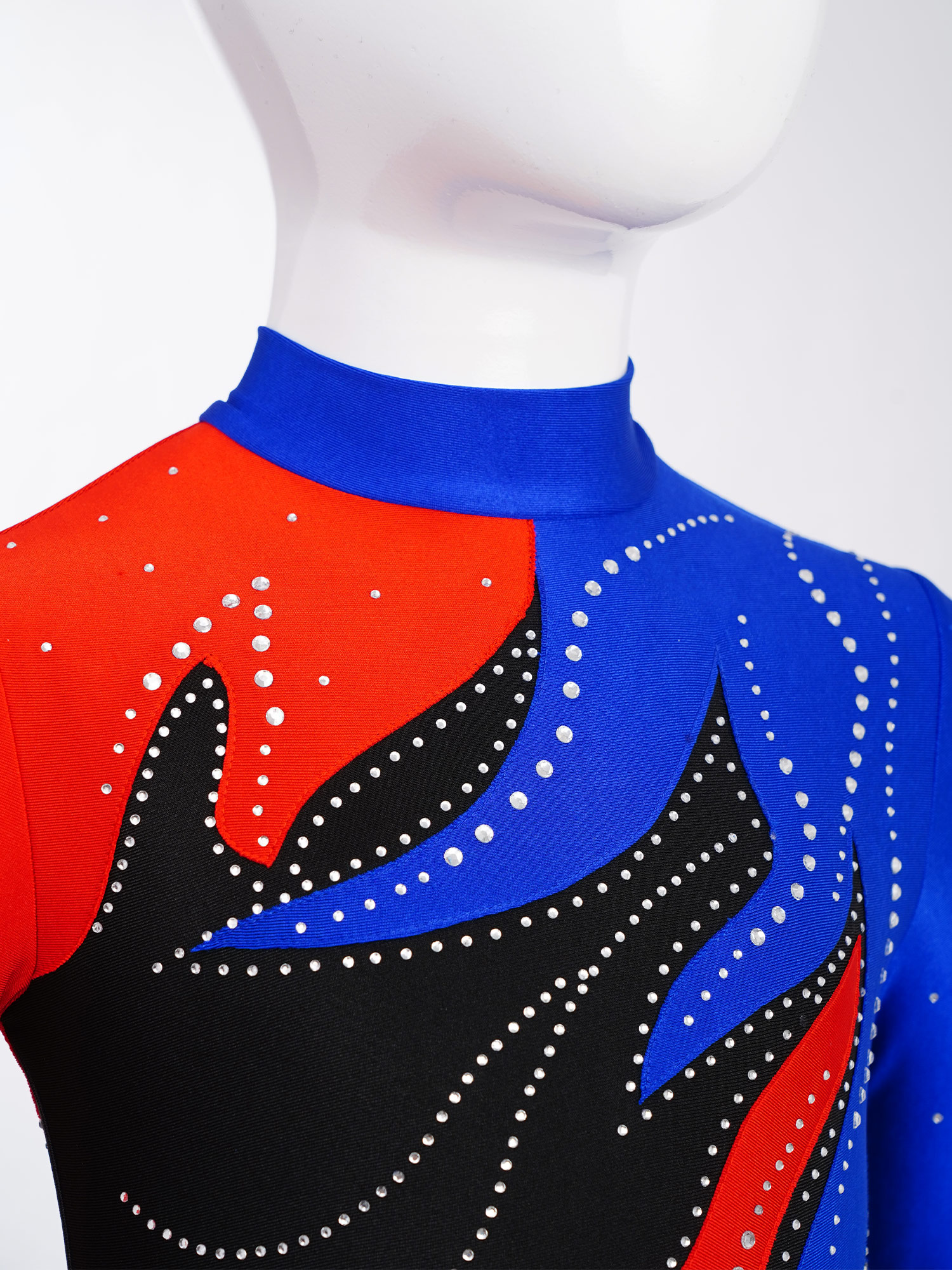 Chic High Neck Sparkling Sequi - đánh giá và giá Sequin Fabric Panel