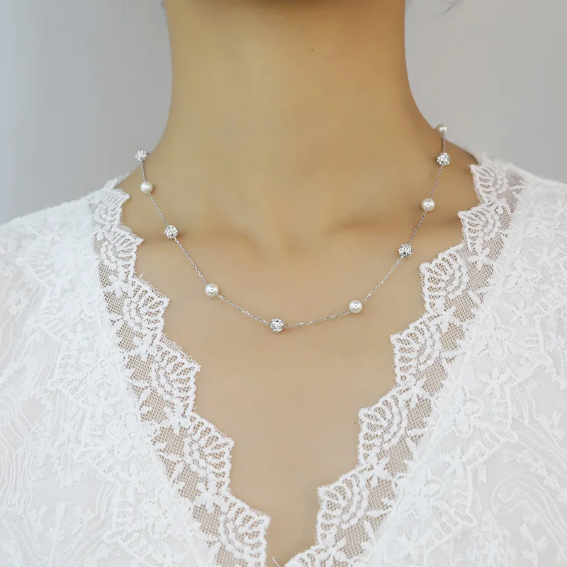 TrustDavis Real 925 Sterling S - đánh giá và giá Pearl Trim Chain
