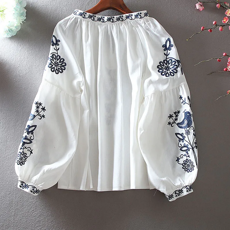 2026 Women's Retro Blouse Nati - đánh giá và giá Tassel Fringe Trim