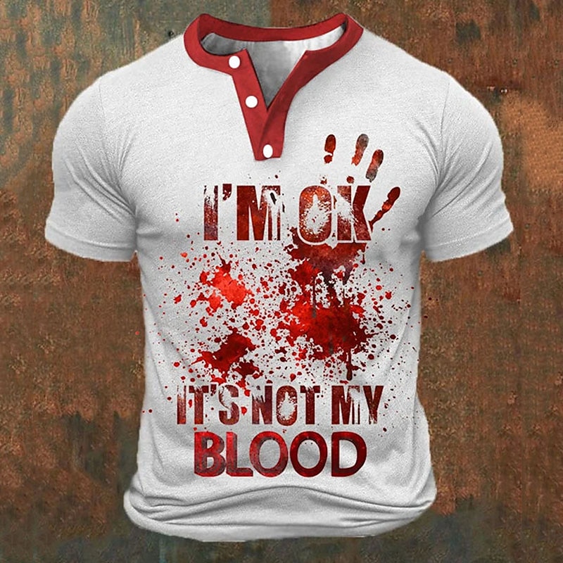 Funny 3D Letter Print Men's He - đánh giá và giá Embellish Knit