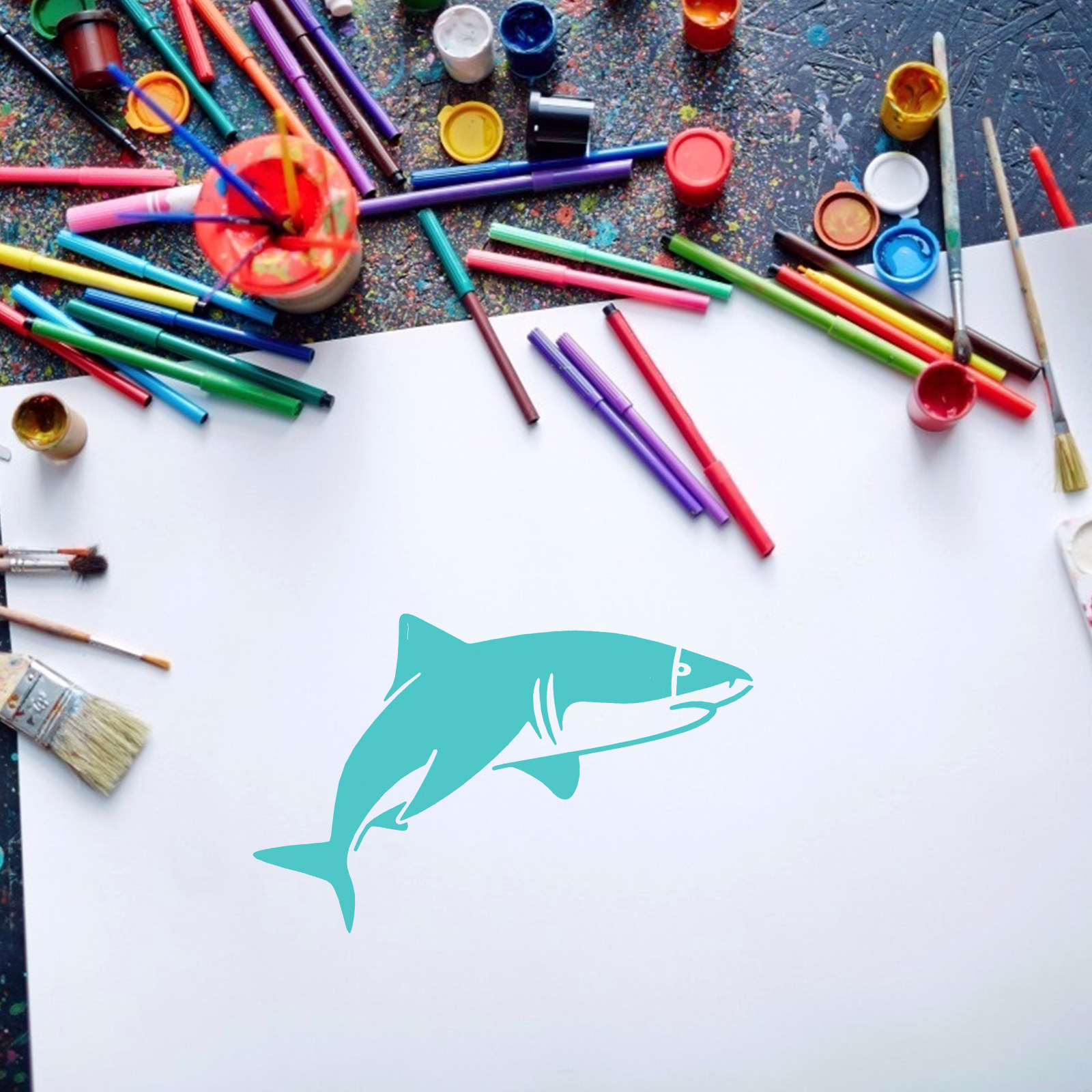 16pcs Ocean World Painting Tem - đánh giá và giá Craft Embellishment World
