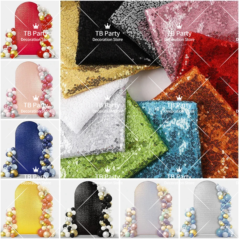 4 Colors 7 Sizes Sequin Arch F - đánh giá và giá Sequin Fabric Panel