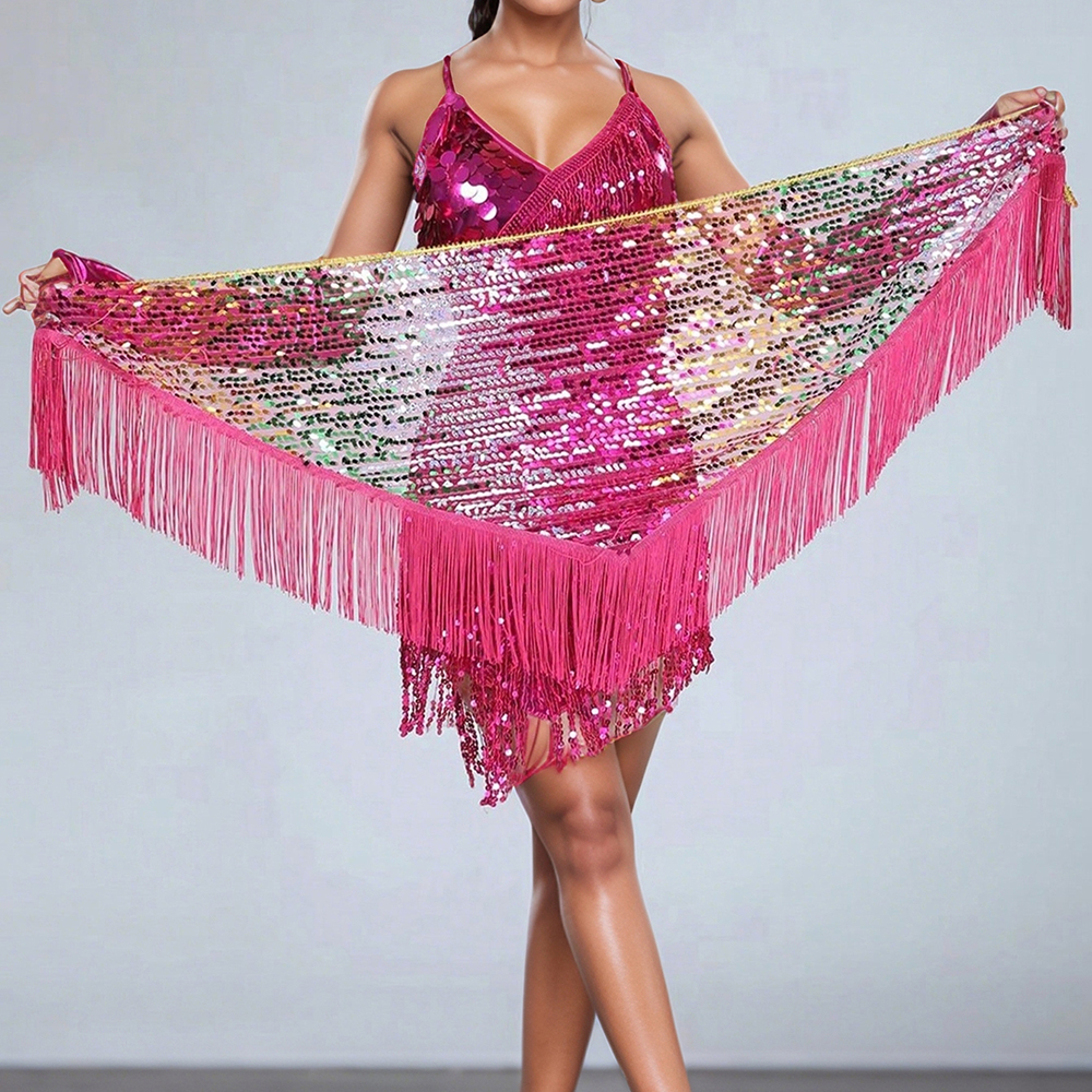 Women's Sequins Belly Dance Hi - đánh giá và giá Tassel Fringe Trim