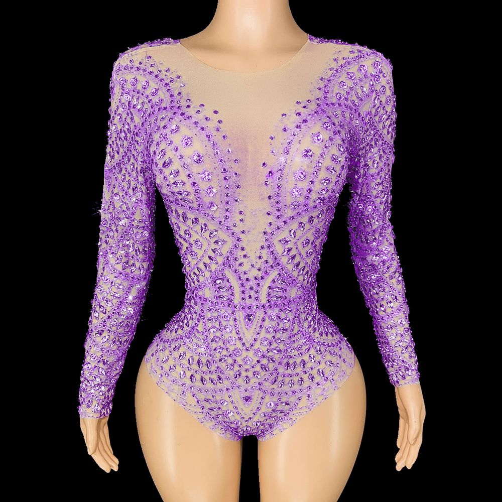 Sparkly Rhinestones Leotard Lo - đánh giá và giá Rhinestone Banding Trim