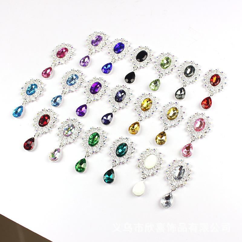 5Pcs Water Droplets Brooch Acc - đánh giá và giá Sew On Rhinestone