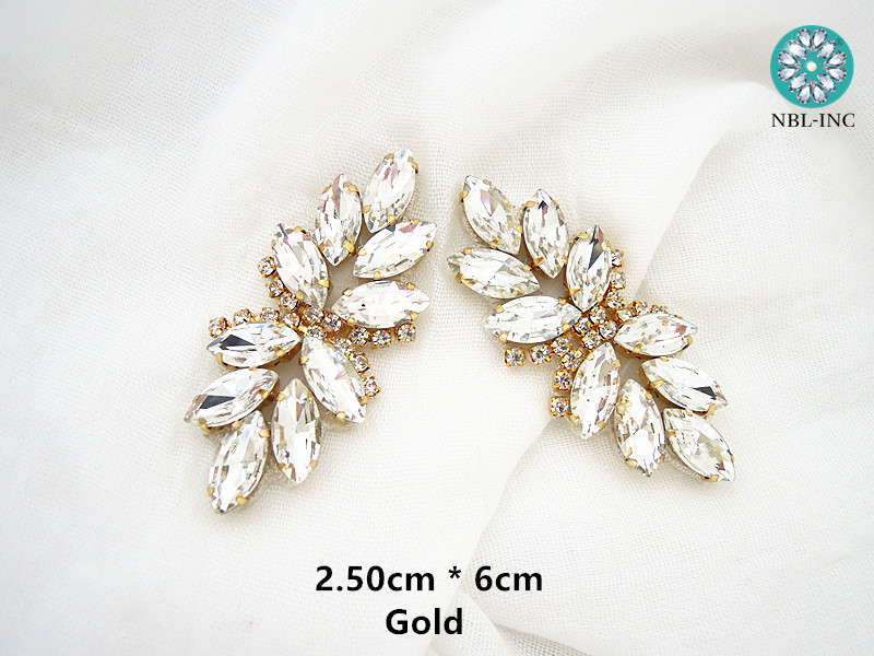 (1PC) Silver gold rhinestone b - đánh giá và giá Sew On Rhinestone